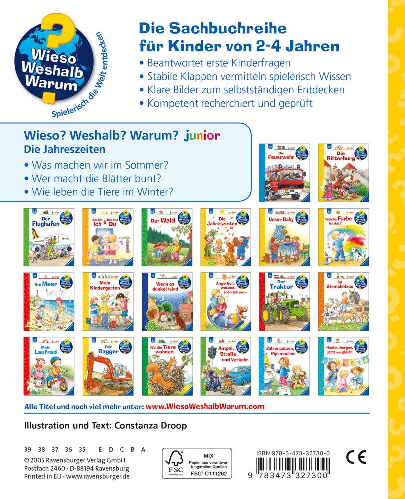 Ravensburger Buch Wieso? Weshalb? Warum? Junior Die Jahreszeiten Band 10 32730