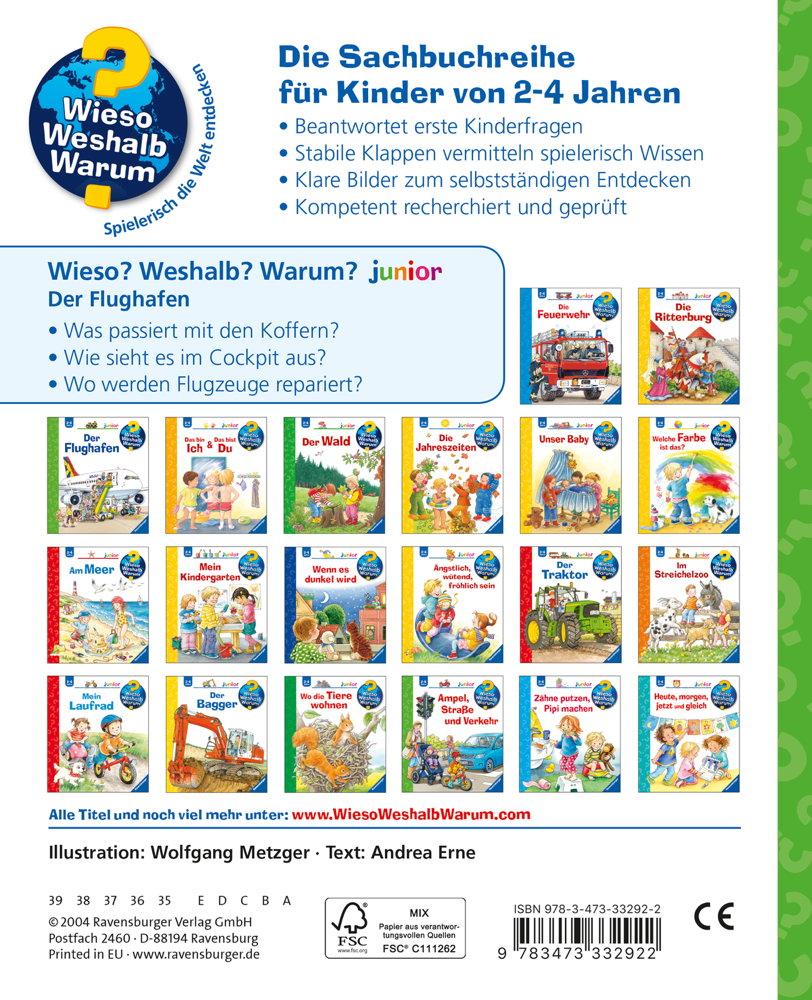 Ravensburger Buch Wieso? Weshalb? Warum? Junior Der Flughafen Band 3 33292