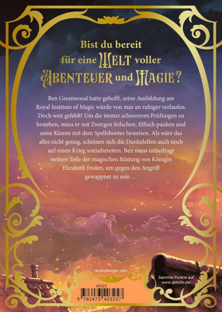 Ravensburger Buch Royal Institute of Magic Band 3 Angriff der Dunkelelfen 40325