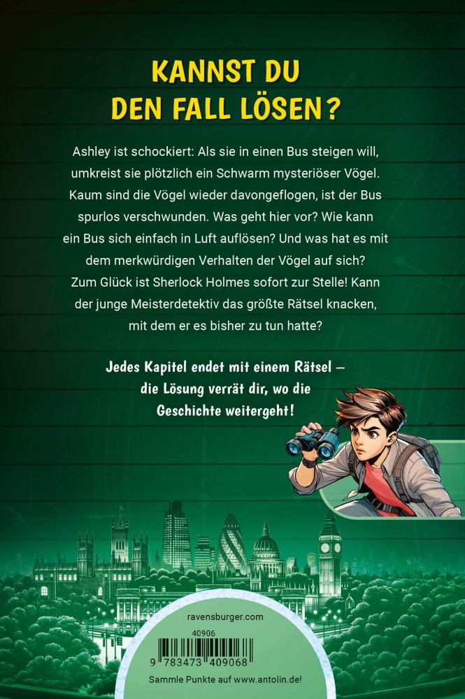 Ravensburger Buch Kinderbuch Sherlock & You Band 3 Das Rätsel um den verschollenen Bus 40906
