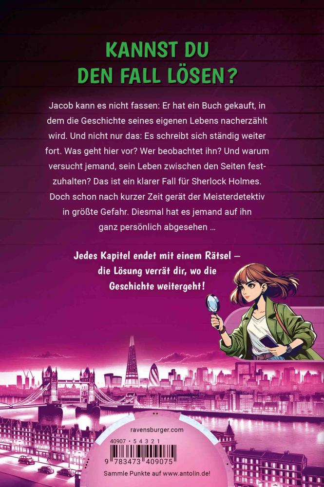 Ravensburger Buch Sherlock & You Band 4 Das Rätsel um das geheimnisvolle Buch 40907