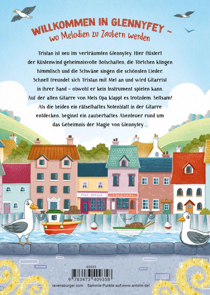 Ravensburger Buch Erzählendes Kinderbuch Magic Music Band 1 Der rätselhafte Rückwärtszauber 40935