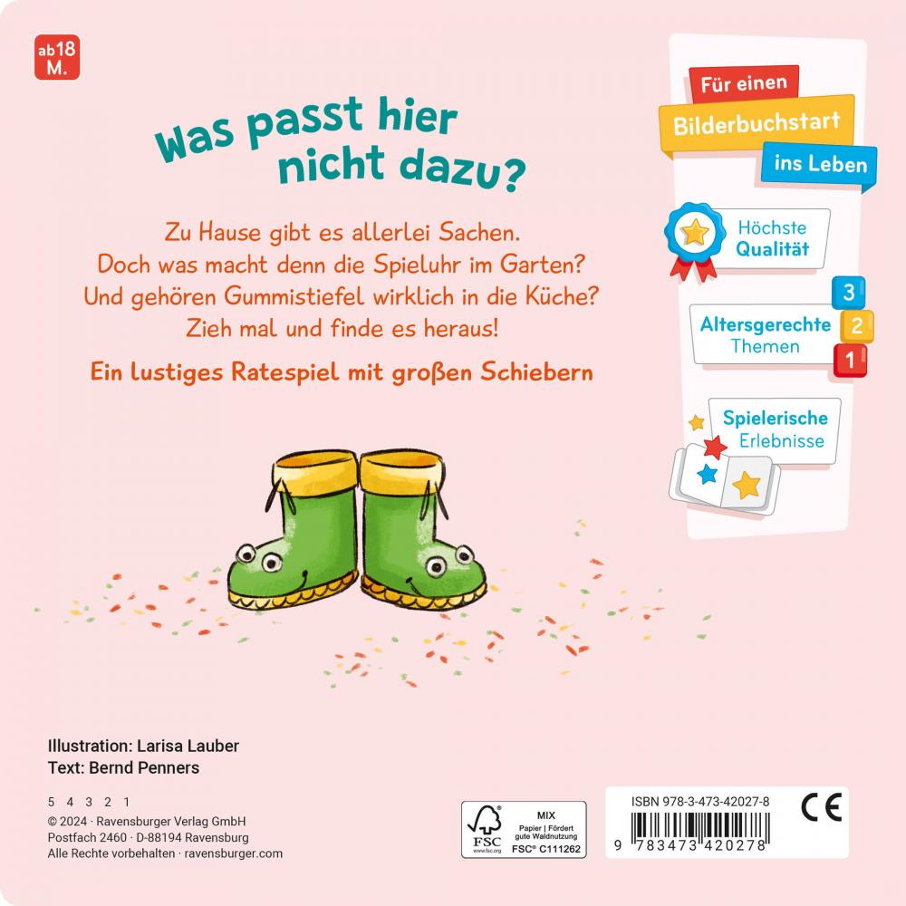 Ravensburger Buch Pappbilderbuch Nanu? Passt das dazu? Zuhause 42027