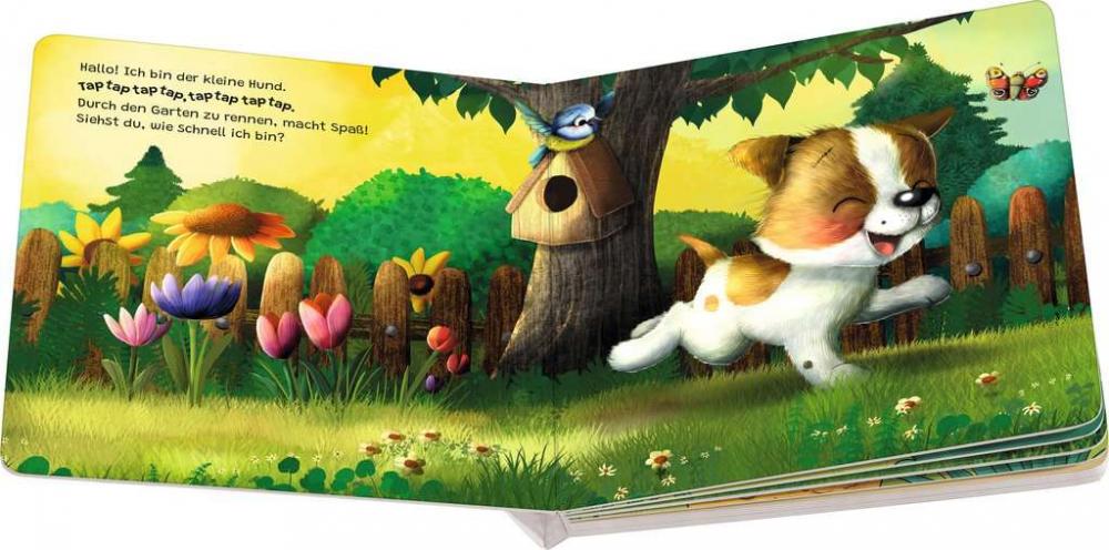 Ravensburger Buch Pappbilderbuch Vorlesen Hallo, hier bin ich! ruft der kleine Hund 42063