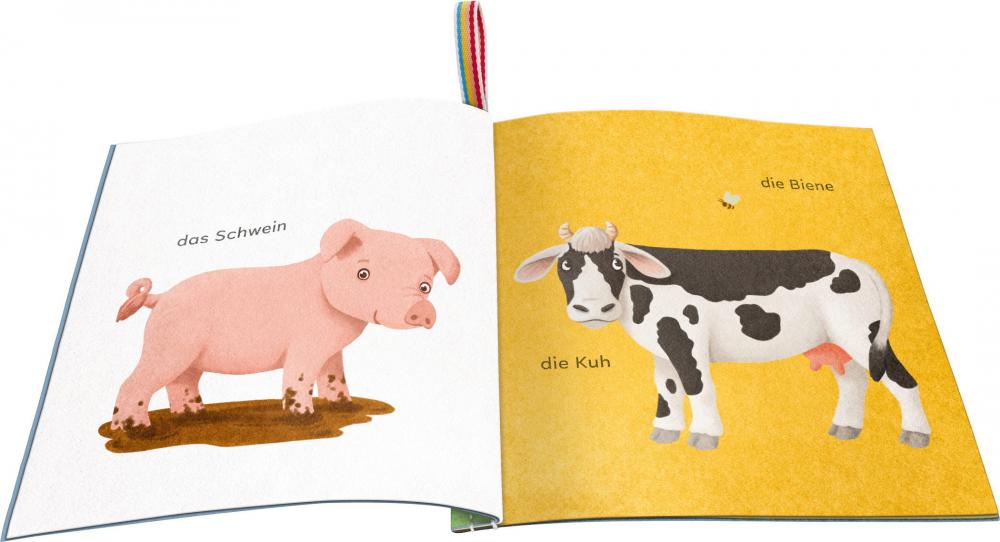 Ravensburger Buch Pappbilderbuch Mein Knuddel-Knautsch-Buch Auf dem Bauernhof 42084