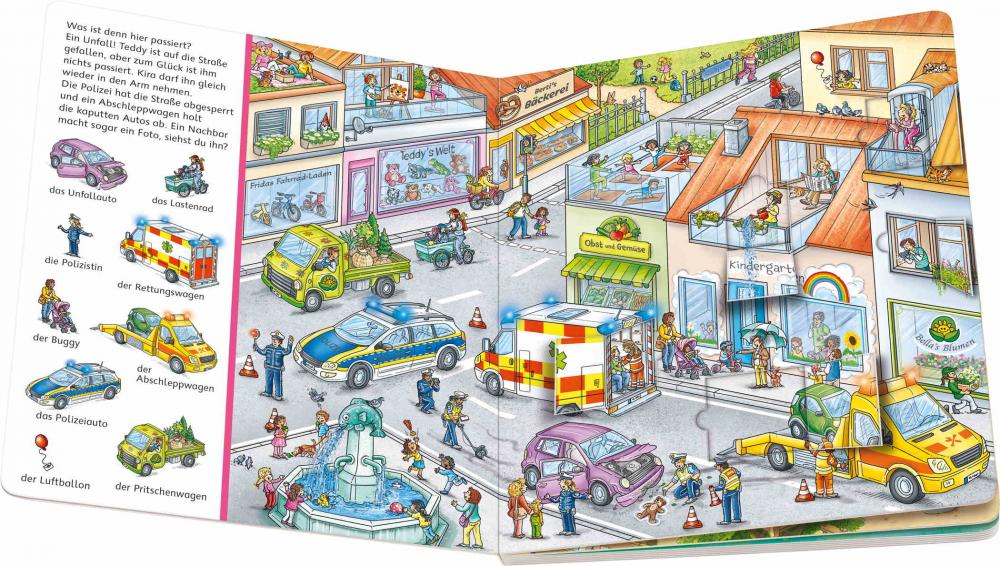 Ravensburger Buch Pappbilderbuch Sachen suchen Wimmelbuch Fahrzeuge 42103