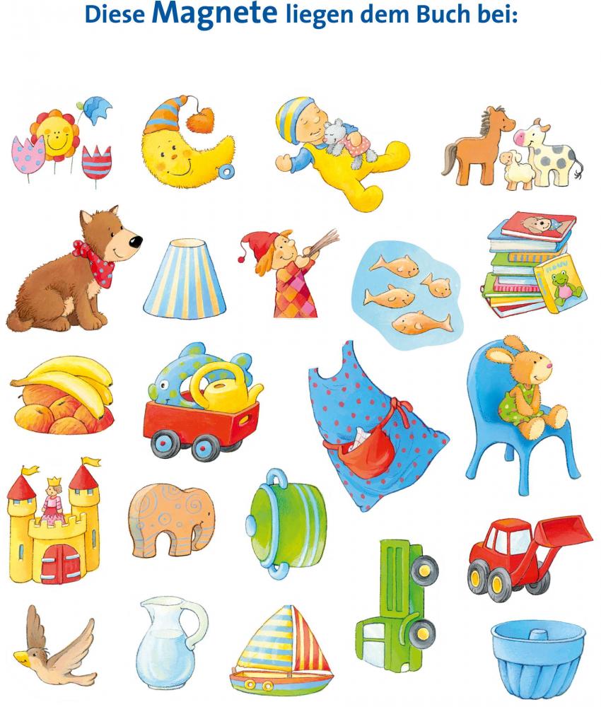 Ravensburger Buch Pappbilderbuch großes Magnetbuch Was gehört zusammen? 42151