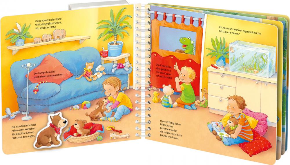 Ravensburger Buch Pappbilderbuch großes Magnetbuch Was gehört zusammen? 42151