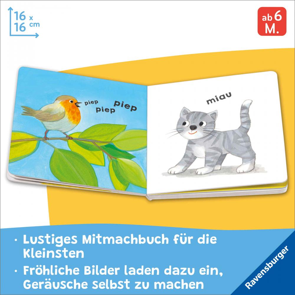 Ravensburger Buch Pappbilderbuch Mitmachen Wie klingt deine Welt? 42178