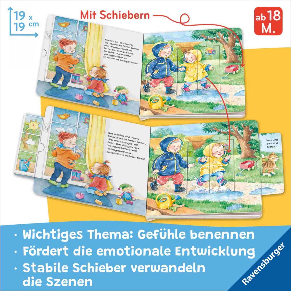 Ravensburger Buch Pappbilderbuch Glücklich, traurig, wütend, froh 42183