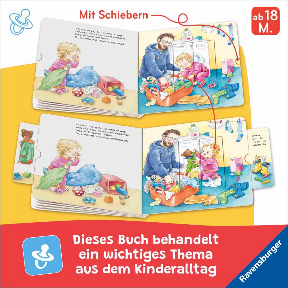 Ravensburger Buch Pappbilderbuch Glücklich, traurig, wütend, froh 42183