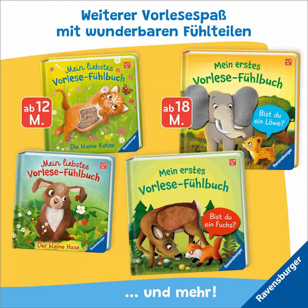 Ravensburger Buch Pappbilderbuch Vorlesen Mein liebstes Vorlese Fühlbuch Das kleine Küken 42214