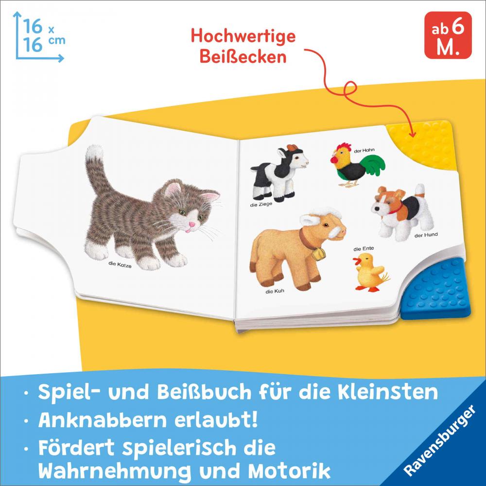Ravensburger Buch Pappbilderbuch Klassiker Erste Bilder Erste Wörter Mein Beißbuch 42216