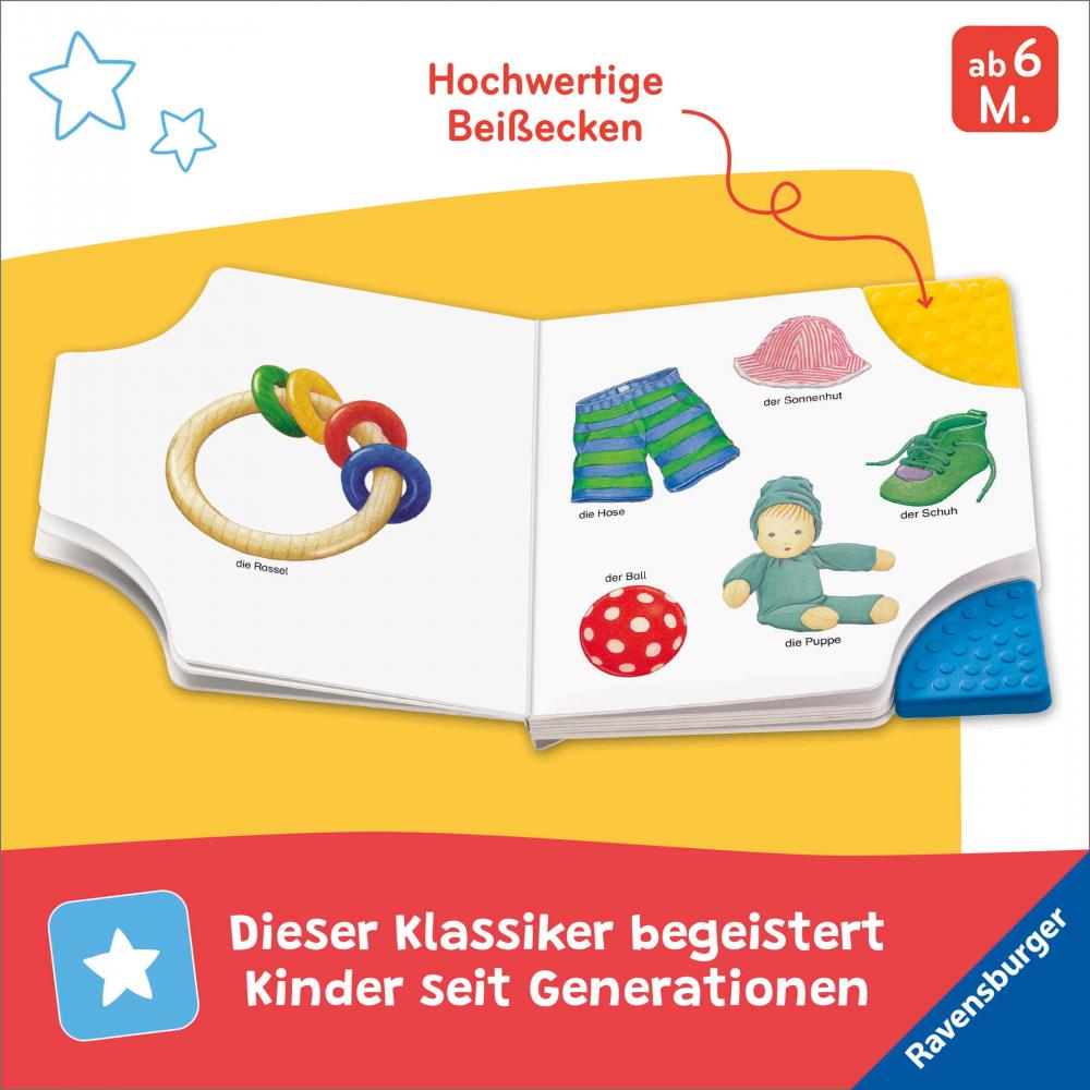 Ravensburger Buch Pappbilderbuch Klassiker Erste Bilder Erste Wörter Mein Beißbuch 42216