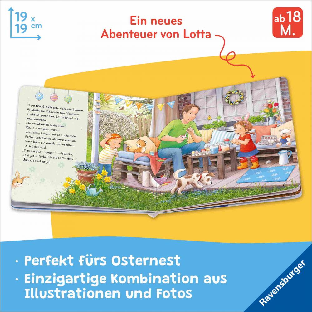 Ravensburger Buch Pappbilderbuch Wissen und Lernen Lotta feiert Ostern 42218