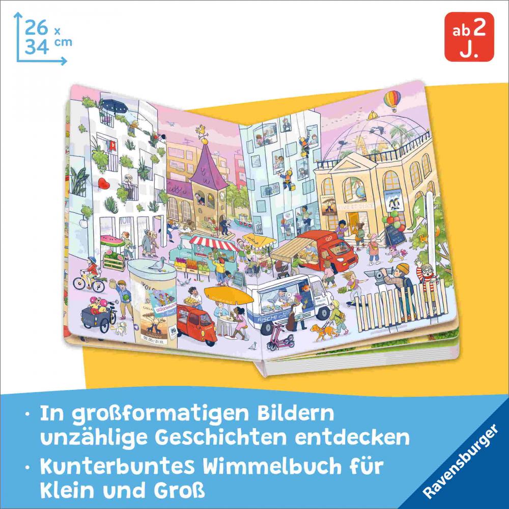 Ravensburger Buch Pappbilderbuch Spracherwerb Willkommen in Glückshausen 42220