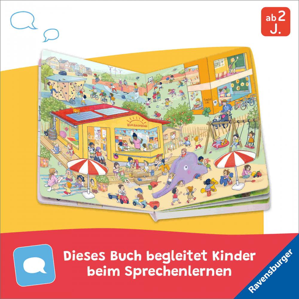 Ravensburger Buch Pappbilderbuch Spracherwerb Willkommen in Glückshausen 42220
