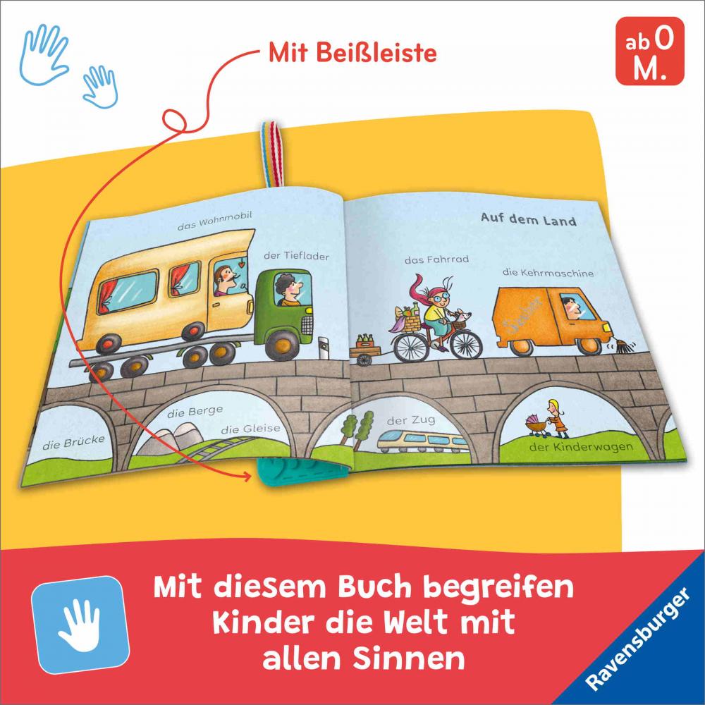 Ravensburger Buch Pappbilderbuch Mitmachen Mein Knuddel Knautsch Buch flip&pop Meine Fahrzeuge 42224
