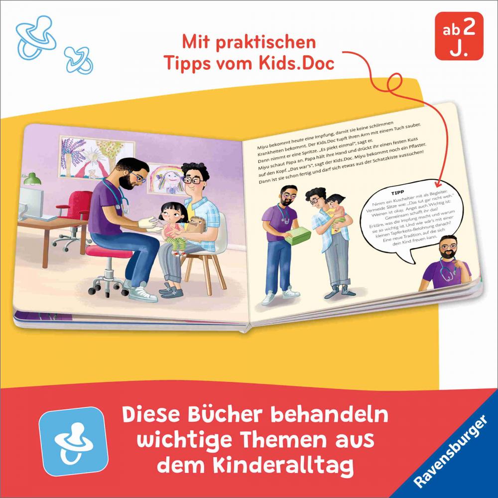 Ravensburger Buch Pappbilderbuch Willkommen beim Kinderarzt 42234