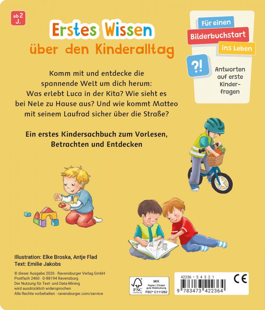 Ravensburger Buch Pappbilderbuch Wissen und Lernen Entdecke deine Welt 42236