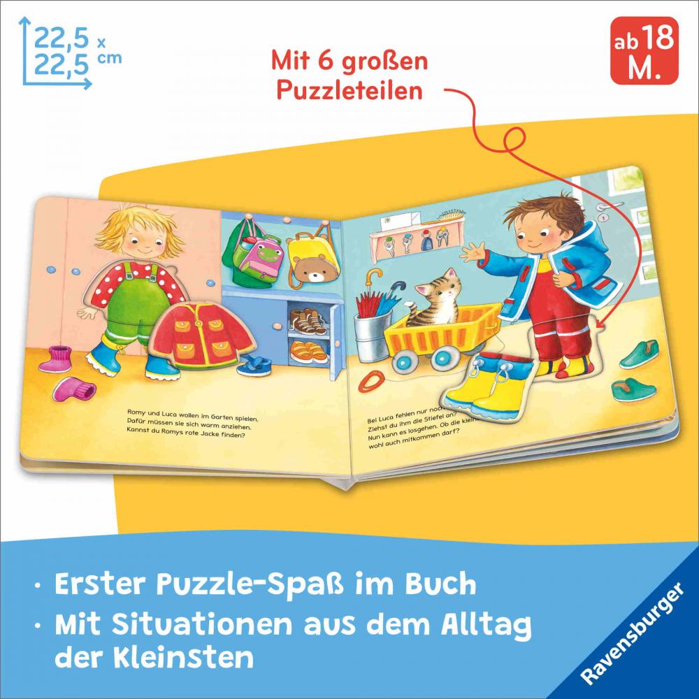 Ravensburger Buch Pappbilderbuch Mitmachen Mein liebstes Puzzle Spielbuch Zuhause 42239