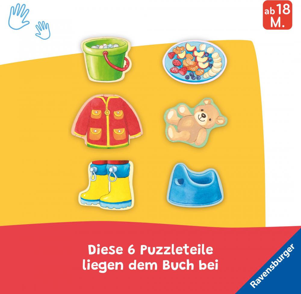 Ravensburger Buch Pappbilderbuch Mitmachen Mein liebstes Puzzle Spielbuch Zuhause 42239