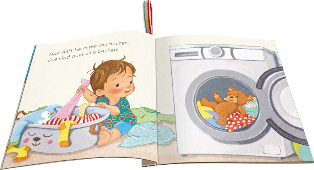 Ravensburger Buch Pappbilderbuch Mitmachen Mein Knuddel Knautsch Buch Bei uns zu Hause 42278