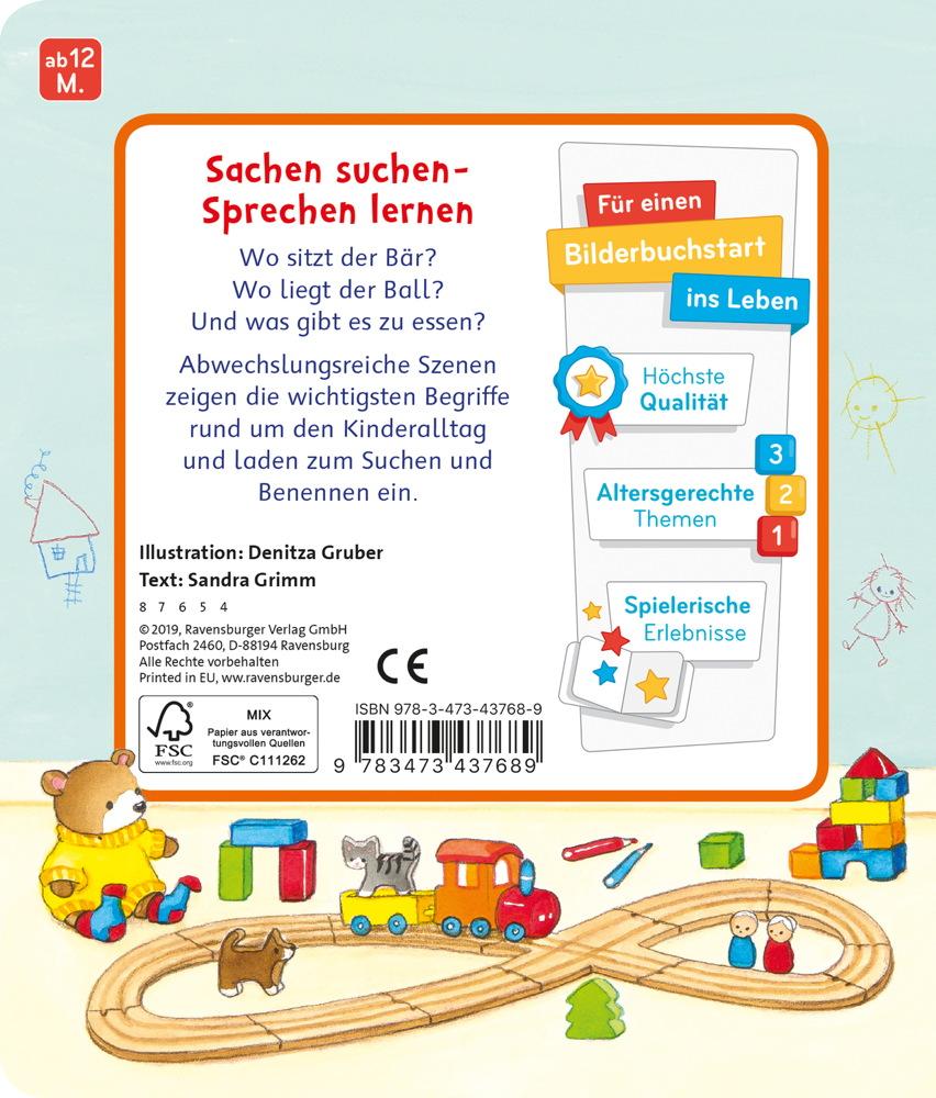 Ravensburger Pappbilderbuch Mein erstes Sachen suchen Mein Zuhause 43768