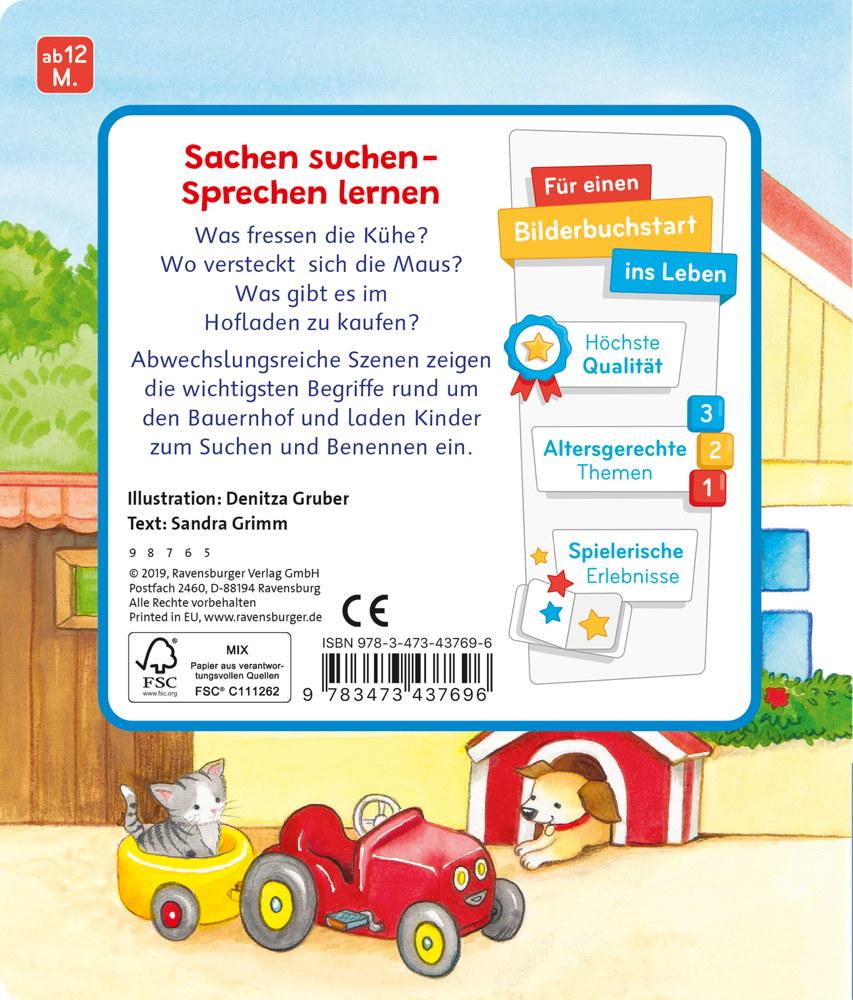 Ravensburger Buch Pappbilderbuch Mein erstes Sachen suchen Mein Bauernhof 43769