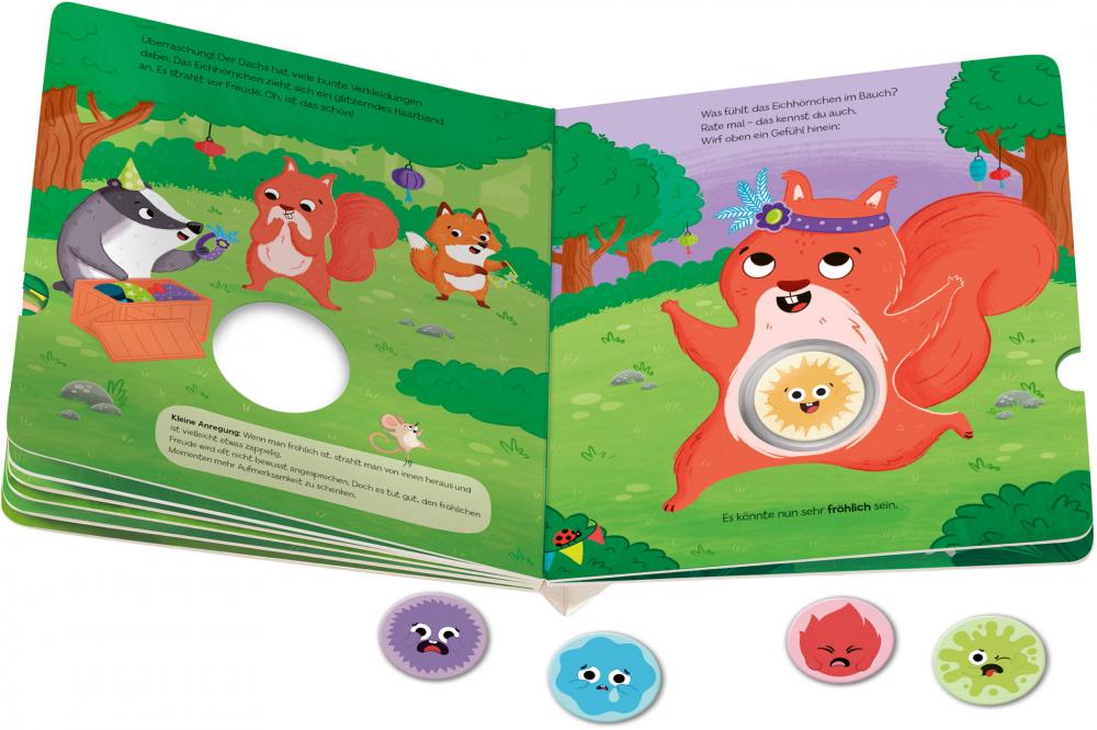 Ravensburger Buch Play+ Mein lustiges Spielbuch Wut im Bauch ab 2 Jahre 45643