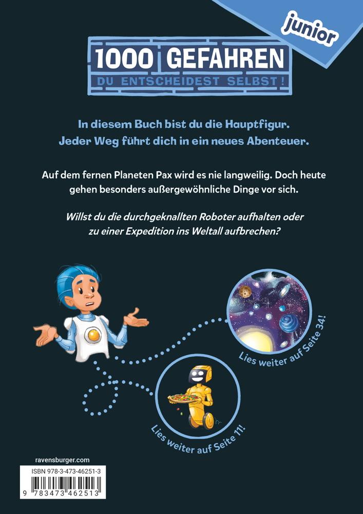 Ravensburger Buch Erstlesetitel 1000 Gefahren junior Abenteuer auf Planet Pax 46251