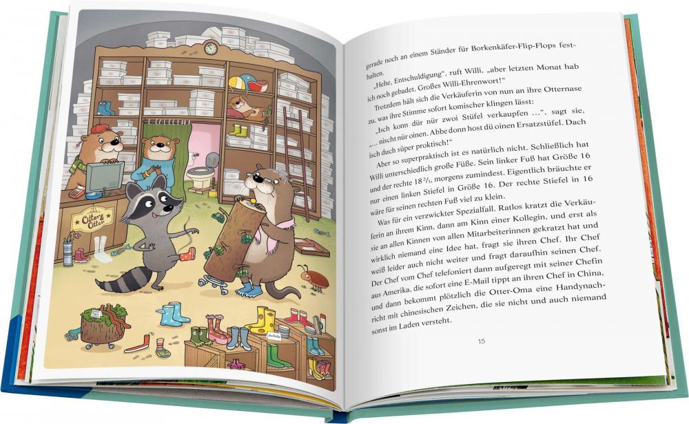 Ravensburger Buch Waschbär Willi Wunderquatsch Erfindung Trompetenwurst 46390