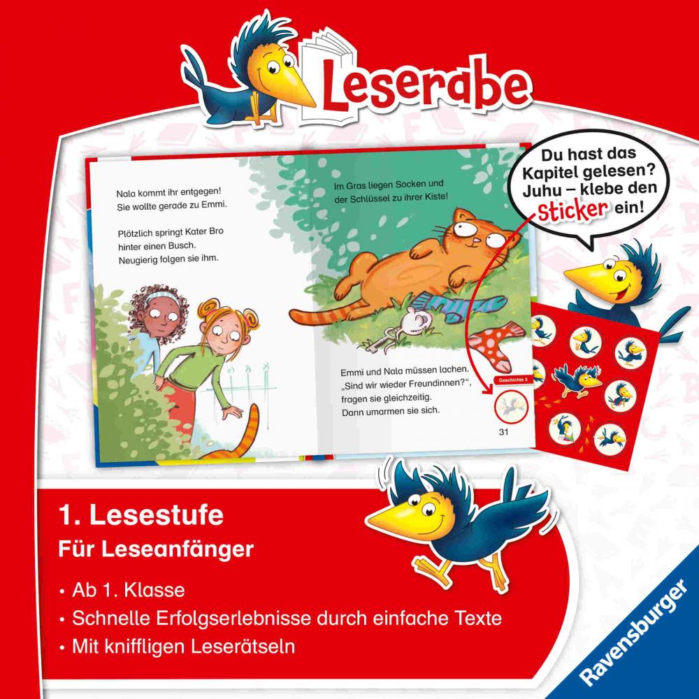 Ravensburger Buch Erstlesetitel Leserabe 1. Lesestufe Emmi und Nala im Tanz Fieber 46404