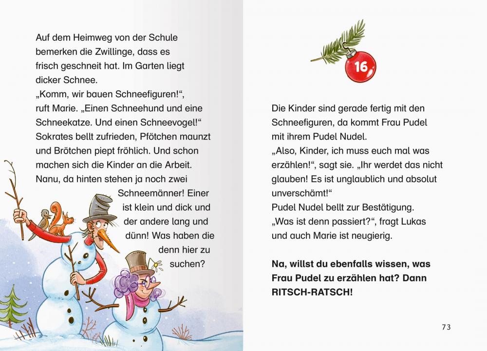 Ravensburger Buch Erstlesetitel Die Jagd nach dem magischen Detektivkoffer Adventskalender 46418
