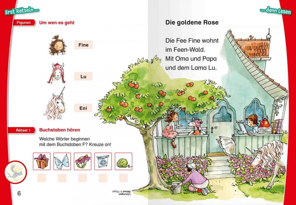 Ravensburger Buch Leserabe 1. Lesestufe Kurz und leicht Magische Flügel für Fee Fine 46432