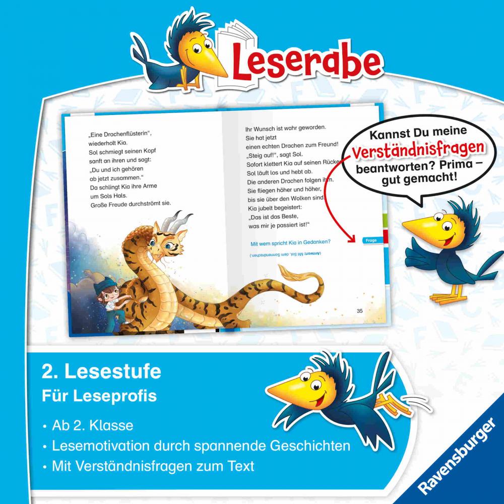 Ravensburger Buch Erstlesetitel Leserabe 2. Lesestufe Kia und der Manga Drache 46434