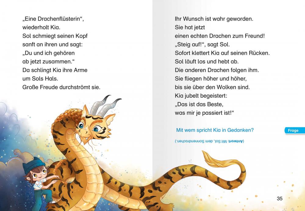 Ravensburger Buch Erstlesetitel Leserabe 2. Lesestufe Kia und der Manga Drache 46434