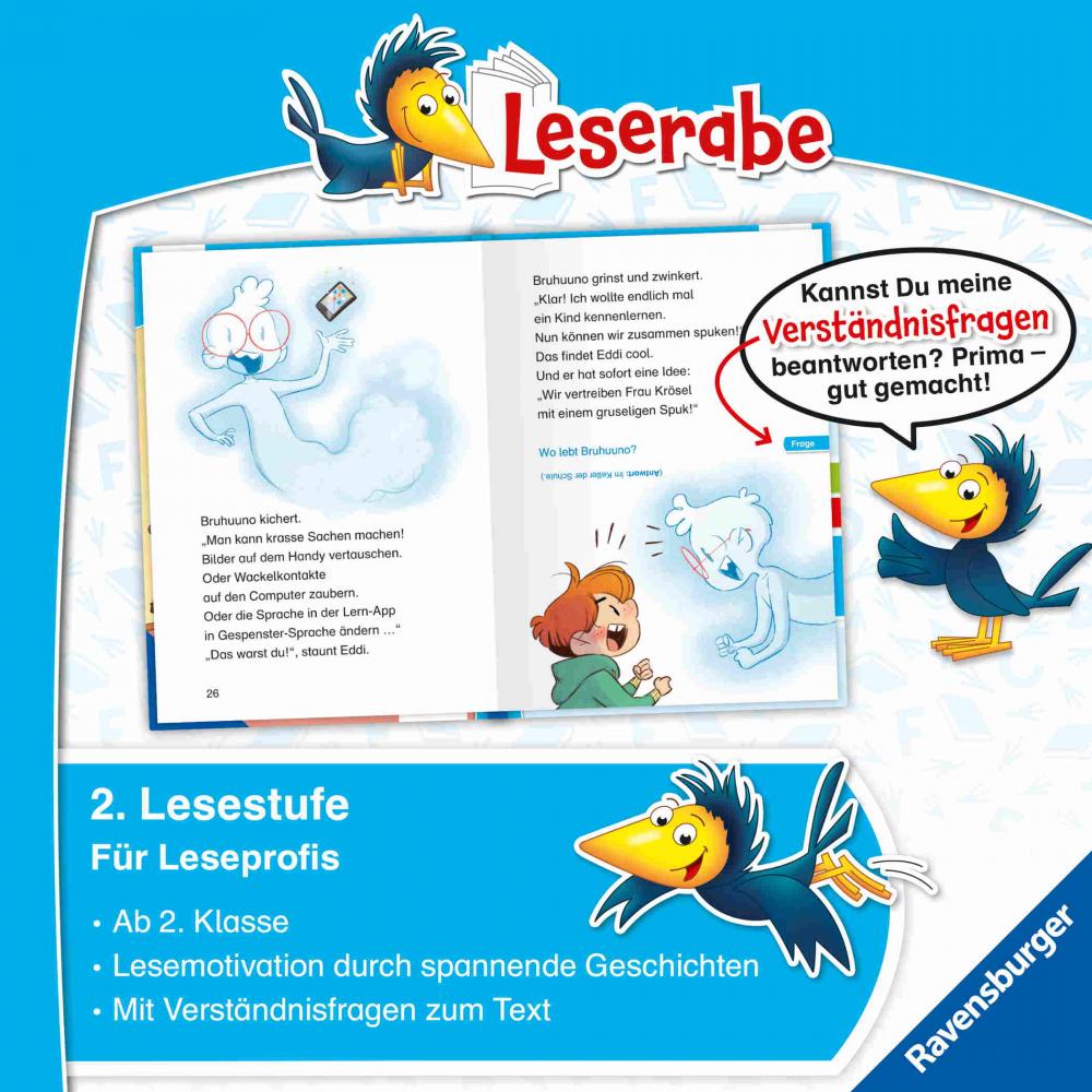 Ravensburger Buch Erstlesetitel Leserabe 2. Lesestufe Handy Spuk in der Schule 46442