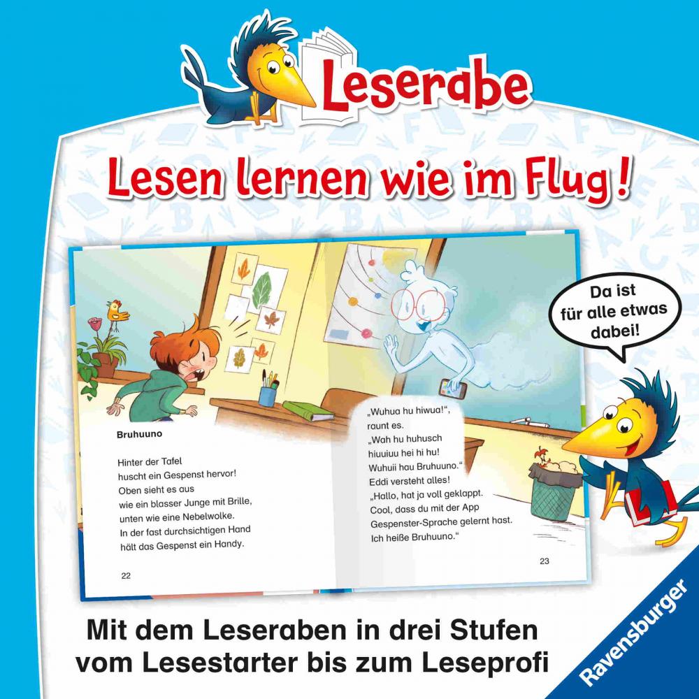 Ravensburger Buch Erstlesetitel Leserabe 2. Lesestufe Handy Spuk in der Schule 46442