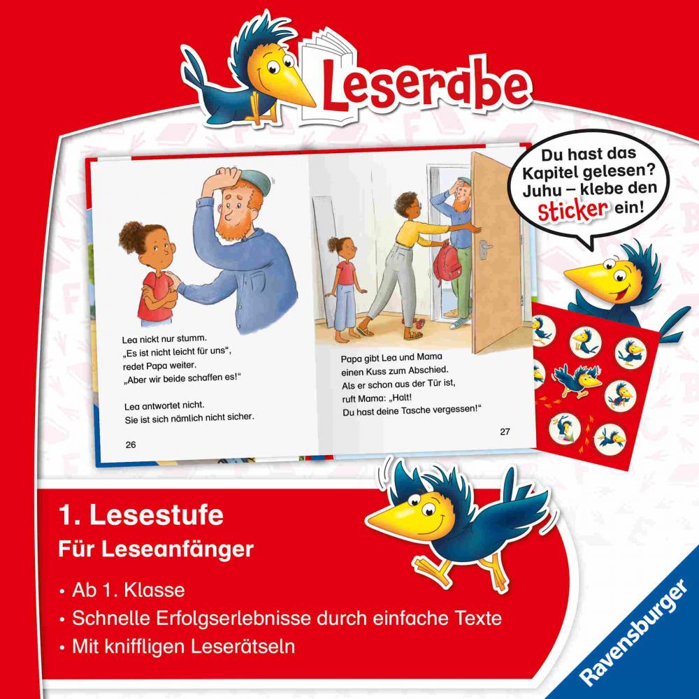 Ravensburger Buch Erstlesetitel Leserabe 1. Lesestufe Lea, die Neue in der Klasse 46443