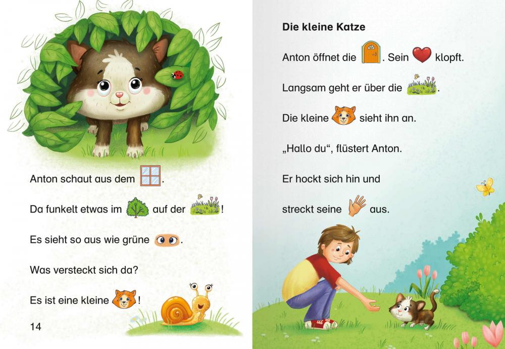Ravensburger Buch Erstlesetitel Leserabe Vor Lesestufe Eine kleine Katze für Anton 46444