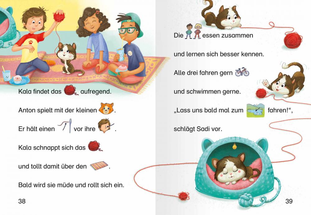 Ravensburger Buch Erstlesetitel Leserabe Vor Lesestufe Eine kleine Katze für Anton 46444