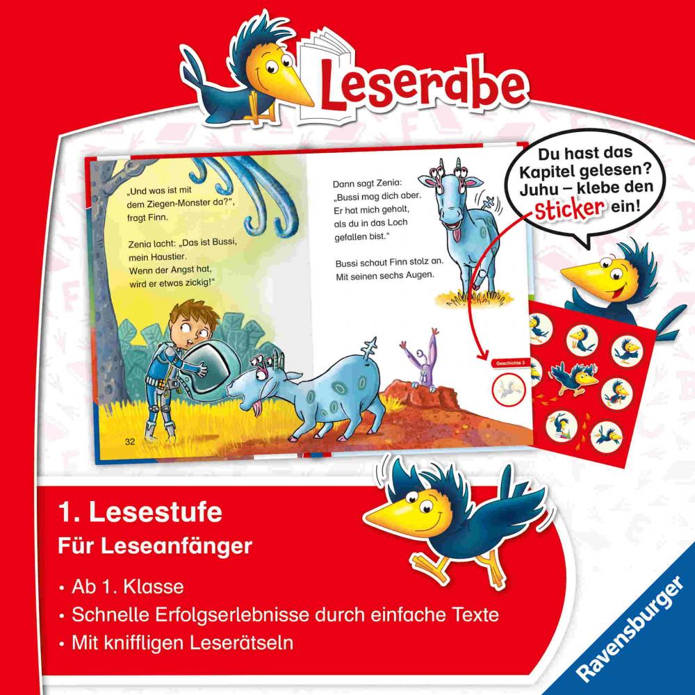 Ravensburger Buch Erstlesetitel Leserabe 1. Lesestufe Verirrt im Weltall 46447