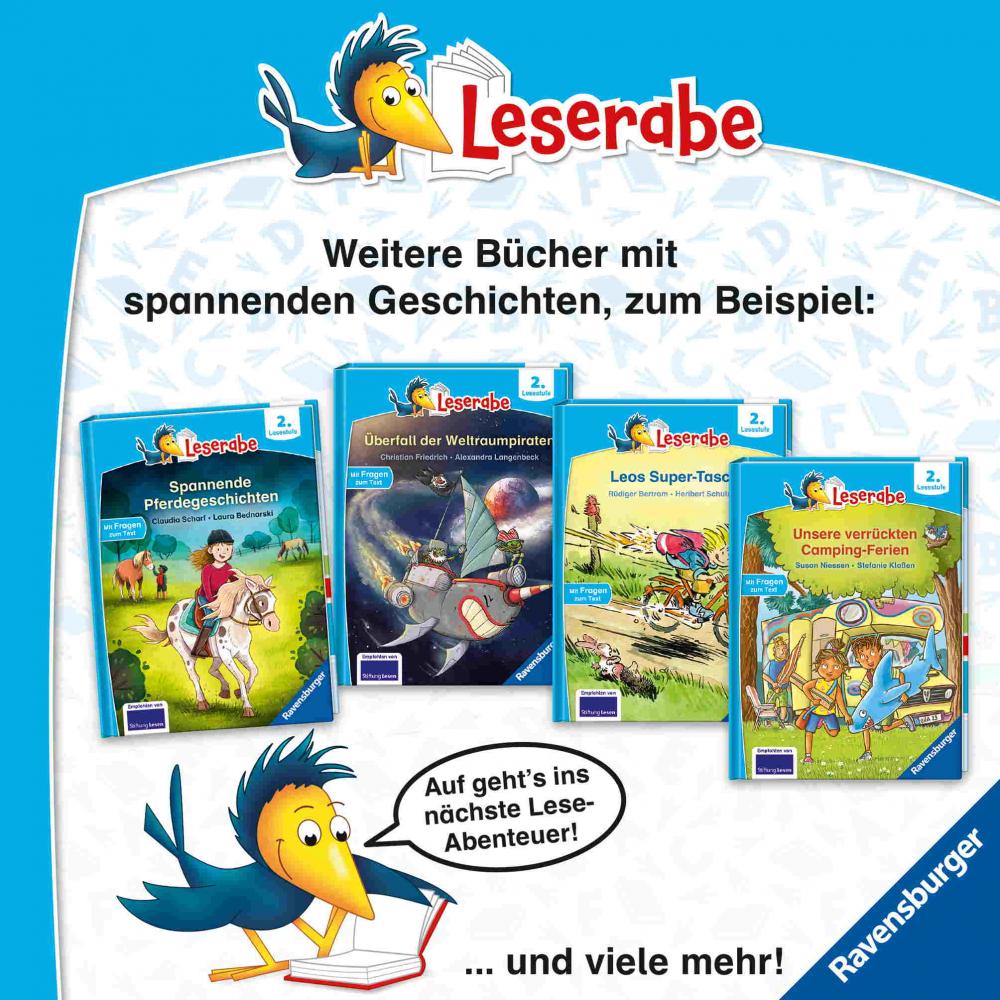 Ravensburger Buch Erstlesetitel Leserabe 2. Lesestufe Ein Fall für die Skater Bande 46448