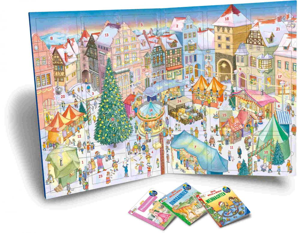 Ravensburger Buch Adventskalender Wieso? Weshalb? Warum? Minis 46454
