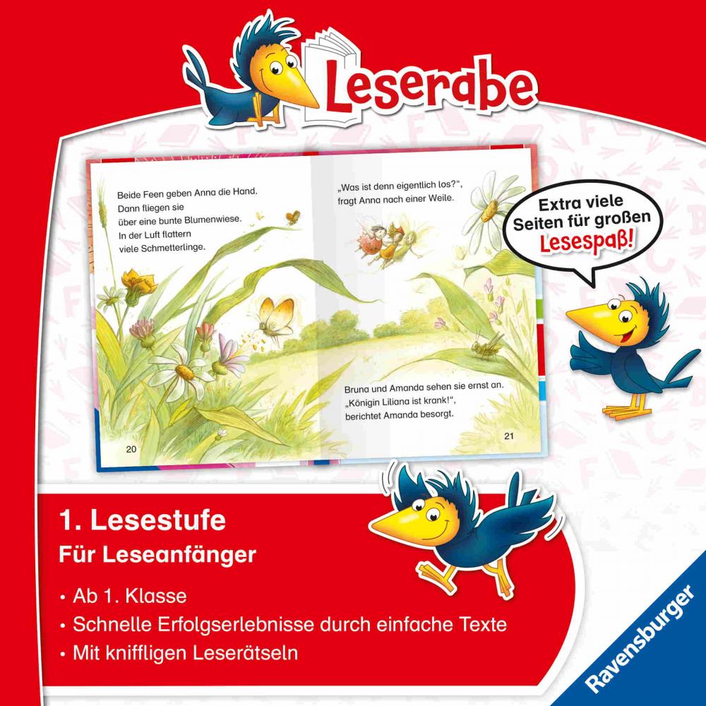 Ravensburger Buch Erstlesetitel Leserabe Sonderausgaben Feenabenteuer zum Lesenlernen 46455