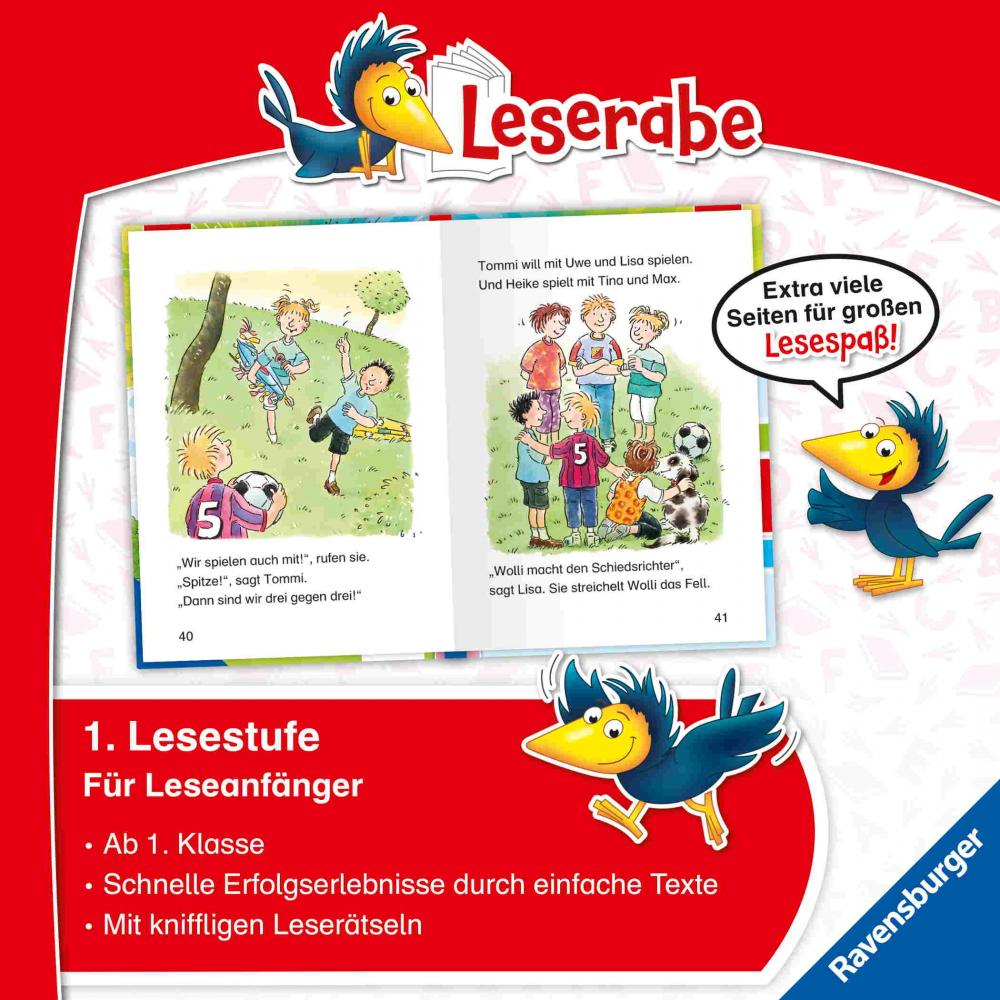 Ravensburger Buch Erstlesetitel Leserabe Sonderausgaben Fußballabenteuer zum Lesenlernen 46456