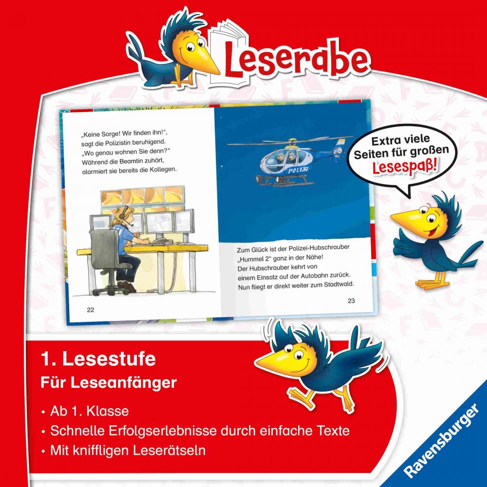 Ravensburger Buch Erstlesetitel Leserabe Sonderausgaben Polizeiabenteuer zum Lesenlernen 46457