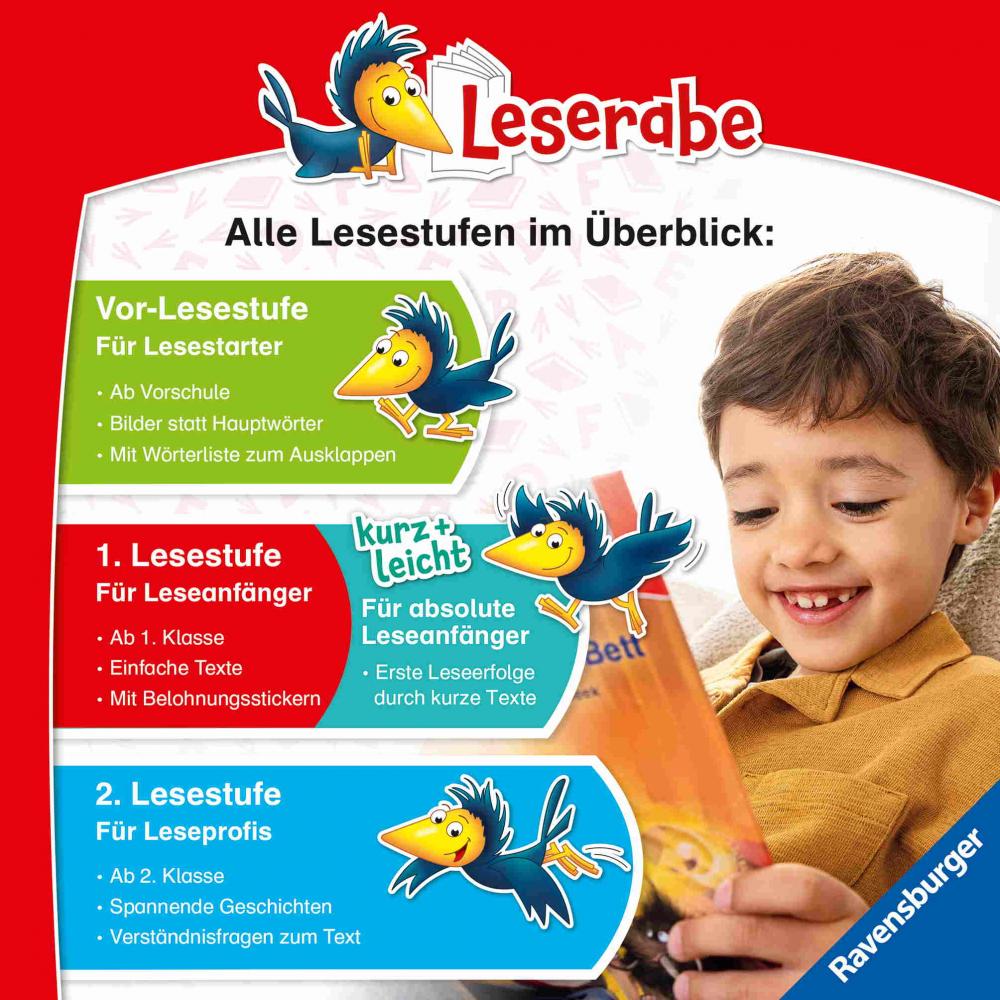Ravensburger Buch Erstlesetitel Leserabe Sonderausgaben Polizeiabenteuer zum Lesenlernen 46457