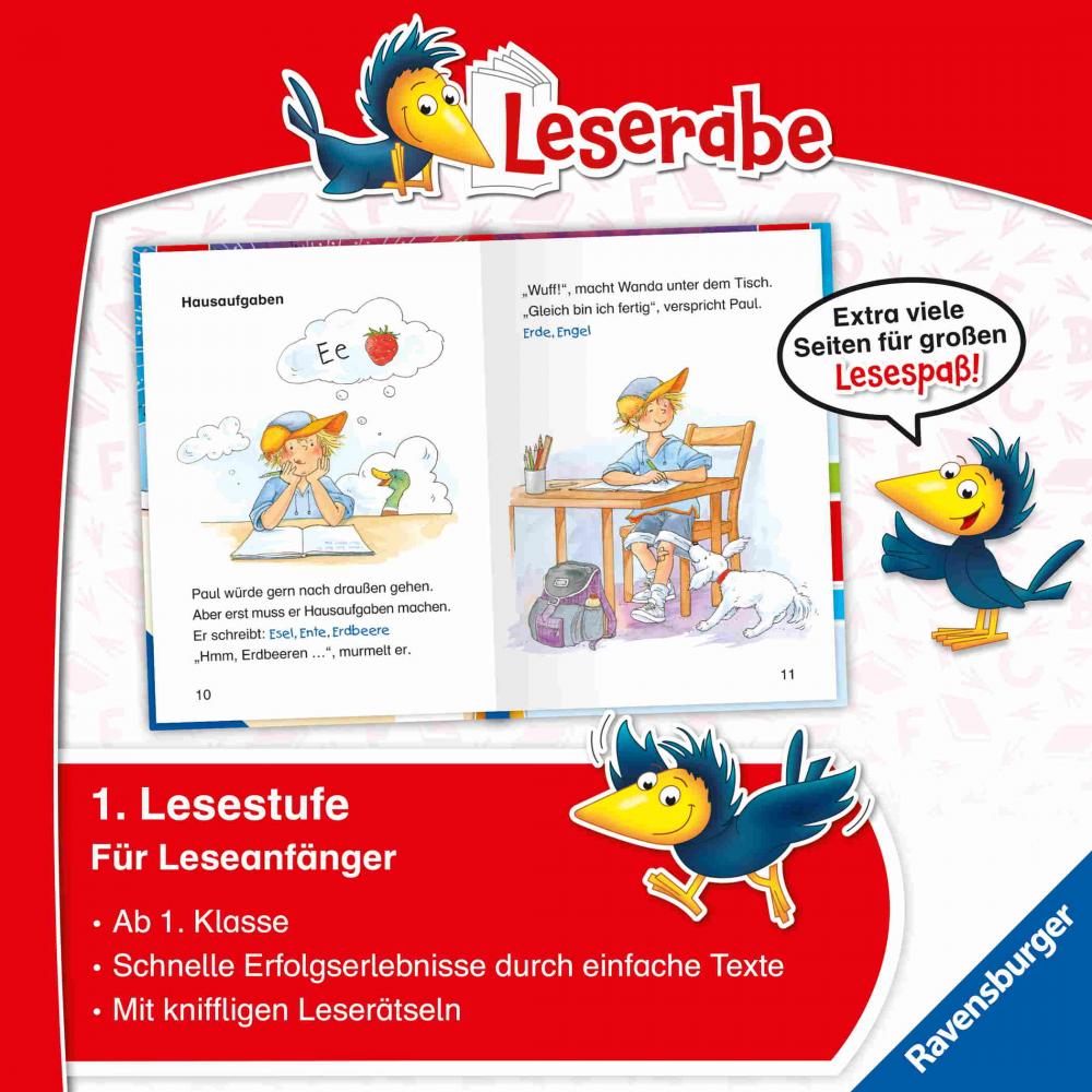 Ravensburger Buch Erstlesetitel Leserabe Sonderausgaben Schulabenteuer zum Lesenlernen 46458